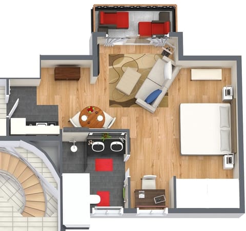 Deluxe Studio, Balcony | Room amenity