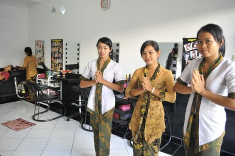 Body wraps, body scrubs, facials, manicures and pedicures