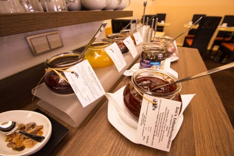 Daily buffet breakfast (EUR 18 per person)