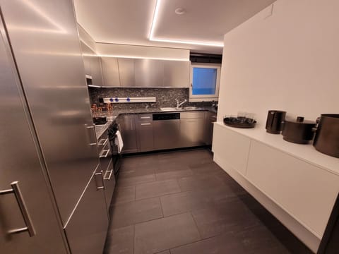 City Apartment, Multiple Bedrooms, Non Smoking, City View | Private kitchen | Full-size fridge, oven, stovetop, dishwasher