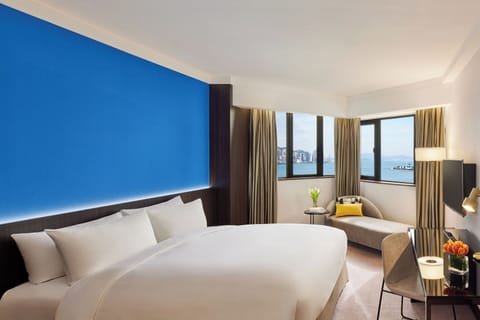 Premier Harbour View Room | In-room safe, desk, blackout drapes, iron/ironing board