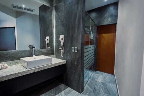 Luxury Suite | Bathroom | Free toiletries, hair dryer, towels