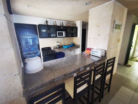 Family Apartment, 3 Bedrooms, Ocean View | Private kitchen | Fridge