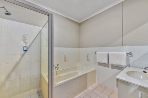 Apartment, 3 Bedrooms | Bathroom | Shower, eco-friendly toiletries, hair dryer, towels