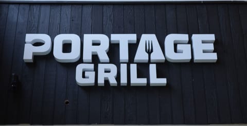 Lunch and dinner served, pool views