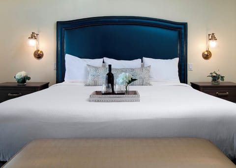 Superior Suite, 1 King Bed with Sofa bed, Pool View (Pool View Suite King, ADA) | Premium bedding, down comforters, pillowtop beds, minibar