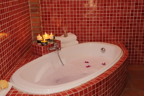 Deluxe Room, Terrace | Deep soaking bathtub