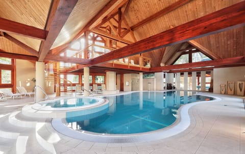 Indoor pool, open 7:00 AM to 11:00 PM, sun loungers