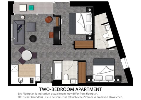 Two Bedroom Apartment | Floor plan