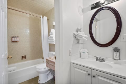 Partial Lake View Family Suite | Bathroom | Free toiletries, hair dryer, towels, soap