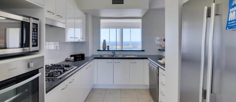 Two Bedroom Superior Apartment | Private kitchen | Full-size fridge, microwave, oven, stovetop