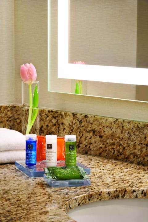 Premium bedding, pillowtop beds, in-room safe, desk