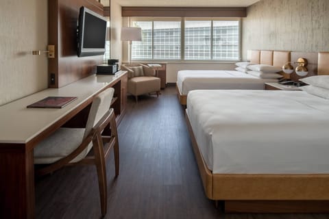 Premium bedding, down comforters, pillowtop beds, desk