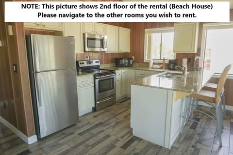 Beach House - 2nd Floor | Private kitchen | Fridge, microwave, coffee/tea maker