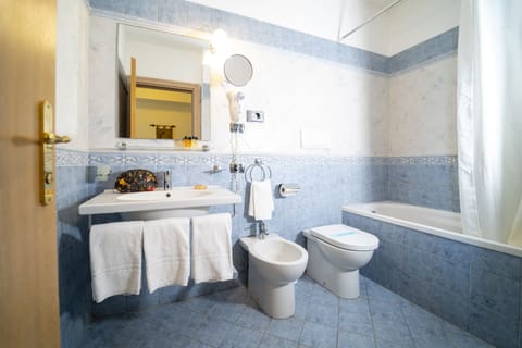 Triple Plus Room | Bathroom | Combined shower/tub, designer toiletries, hair dryer, bidet