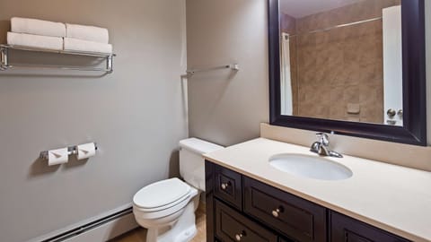 Suite, Multiple Beds, Non Smoking, Balcony | Bathroom | Hair dryer, towels, toilet paper