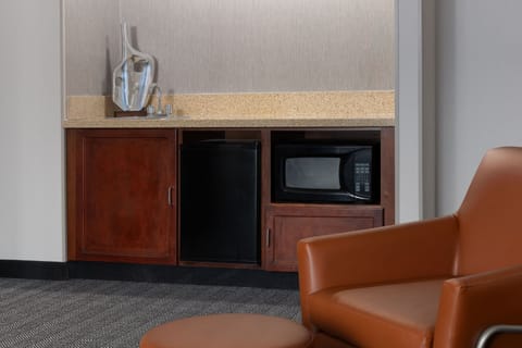 Premium bedding, desk, blackout drapes, iron/ironing board