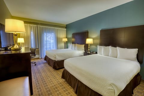 Deluxe Room, 2 Queen Beds | Premium bedding, pillowtop beds, desk, laptop workspace