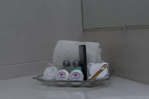 Suite | Bathroom | Shower, rainfall showerhead, free toiletries, hair dryer