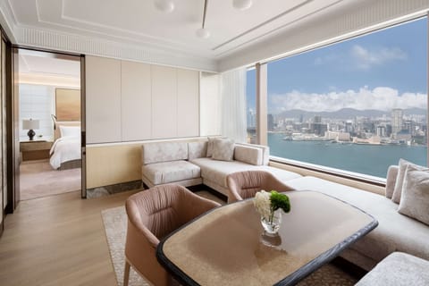 Premier Suite, 1 King Bed, Harbor View | Premium bedding, minibar, in-room safe, desk