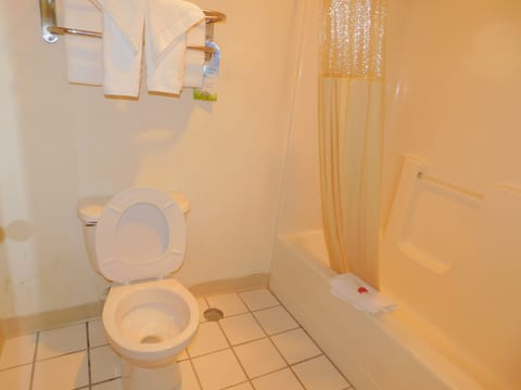 Room, 1 King Bed, Smoking | Bathroom | Free toiletries, hair dryer, towels