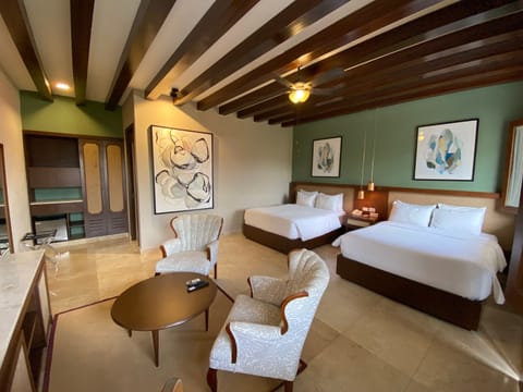 Luxury Room, 2 Queen Beds, Pool View | View from room