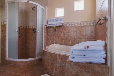 Premier Suite, 1 Bedroom, Jetted Tub | Bathroom | Free toiletries, hair dryer, slippers, towels