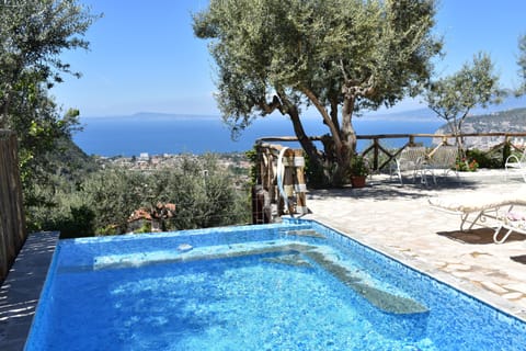 Outdoor pool, a rooftop pool, sun loungers