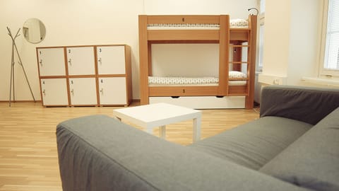 Bed in 6-Bed Female Dormitory Room | In-room safe, free WiFi, bed sheets