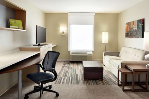 Suite, 1 Bedroom, Non Smoking | Premium bedding, desk, blackout drapes, iron/ironing board