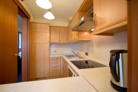 Apartment, 1 Bedroom, City View | Private kitchen | Full-size fridge, microwave, dishwasher, coffee/tea maker