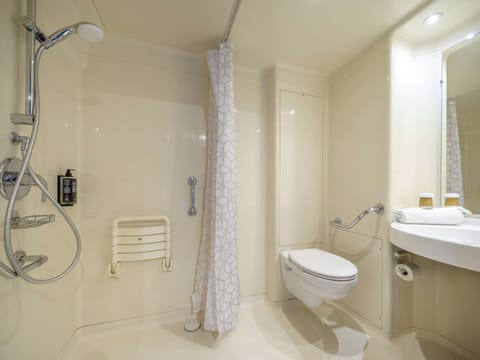 Standard Room, Multiple Beds | Bathroom | Shower, eco-friendly toiletries, towels, soap