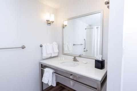 Room, 1 King Bed | Bathroom | Free toiletries, towels