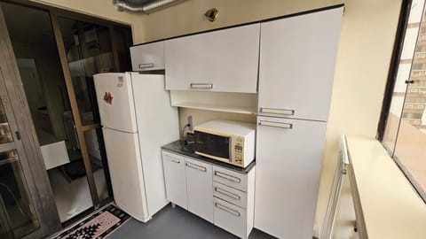 Standard Apartment, 1 Bedroom, City View | Private kitchen | Fridge, microwave, stovetop, toaster