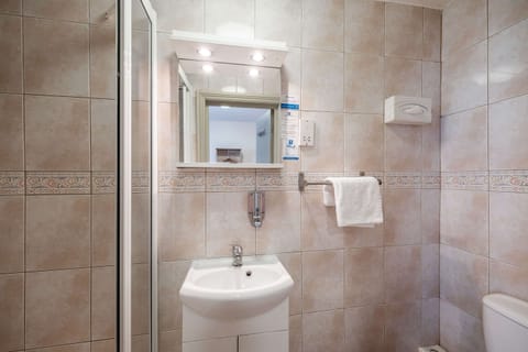 Standard Room, 2 Twin Beds, Non Smoking | Bathroom | Shower, free toiletries, hair dryer, towels