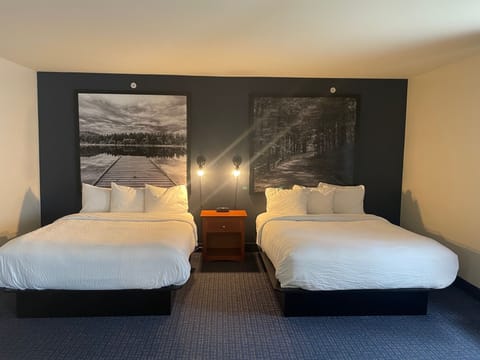 Suite, Non Smoking (2 Queens With Sofa bed) | Desk, iron/ironing board, free WiFi, bed sheets