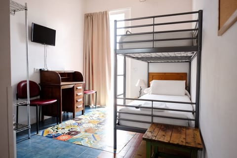 Double Room with Bunk bed and External Private Bathroom | 1 bedroom, Egyptian cotton sheets, premium bedding, down comforters