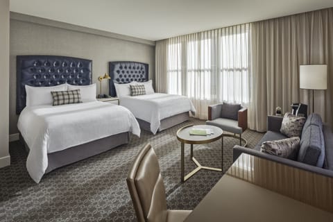 Deluxe Two Queen Room | Premium bedding, pillowtop beds, in-room safe, individually decorated