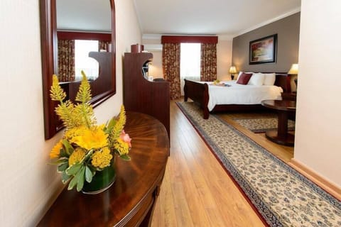 Deluxe Room, 1 King Bed, Refrigerator, City View | Individually furnished, blackout drapes, iron/ironing board, free WiFi