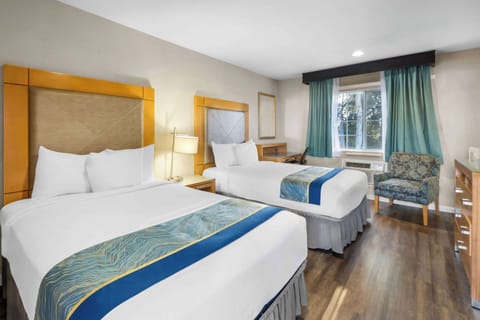 Room, 2 Double Beds, Non Smoking (2nd Floor) | Desk, iron/ironing board, free WiFi, bed sheets