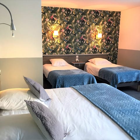 Traditional Quadruple Room | Premium bedding, individually decorated, desk, blackout drapes