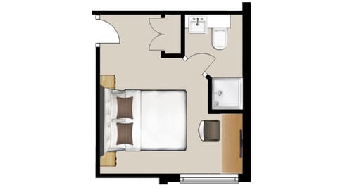 Economy Double Room | Hypo-allergenic bedding, iron/ironing board, free WiFi, bed sheets