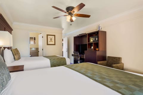 Room, 2 Double Beds, Non Smoking | Premium bedding, pillowtop beds, desk, laptop workspace
