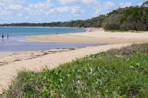 Beach nearby, white sand