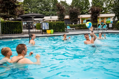 Indoor pool, seasonal outdoor pool