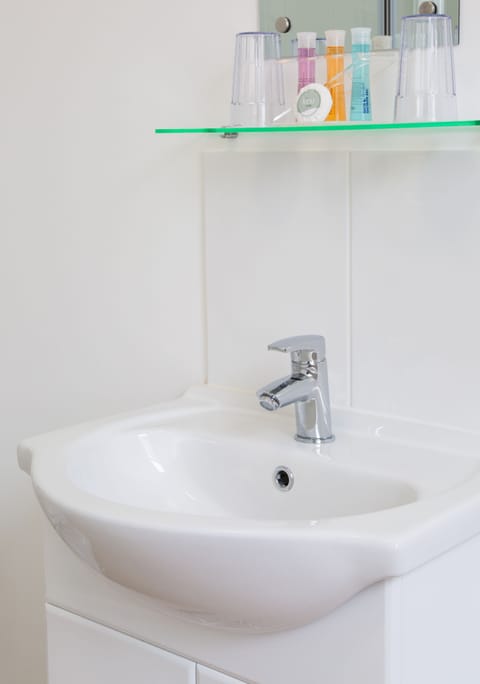 Free toiletries, hair dryer, towels, soap