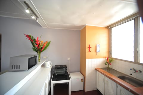 City Apartment | Private kitchen | Fridge, coffee/tea maker, electric kettle