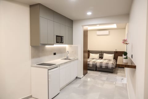 Deluxe Studio (3) | Private kitchen | Fridge, stovetop, coffee/tea maker, electric kettle