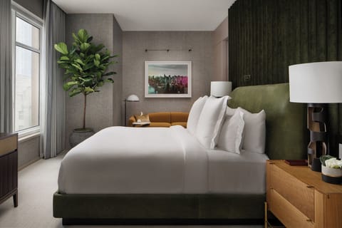 Suite, 1 King Bed, Non Smoking, Terrace (Gotham) | Premium bedding, minibar, in-room safe, desk