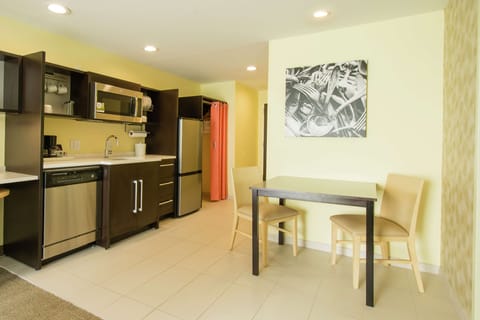 Suite, 1 Bedroom, Non Smoking | Private kitchen | Full-size fridge, microwave, dishwasher, coffee/tea maker